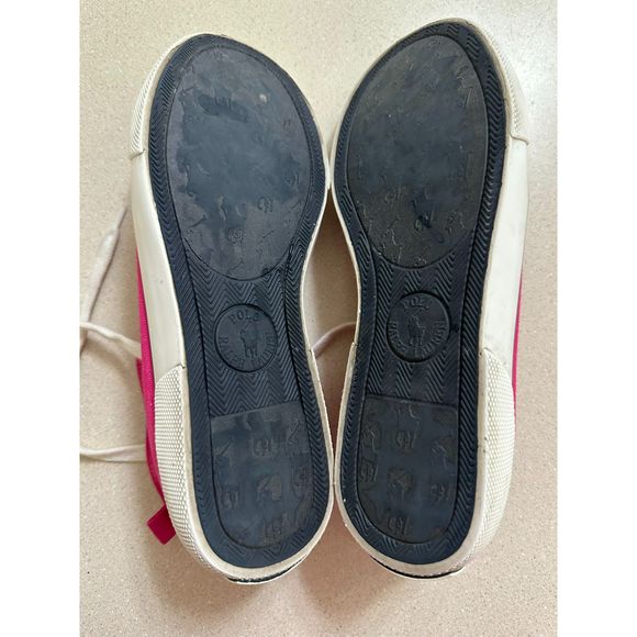 Polo Ralph Lauren Pink High Top Sneakers, Size 6 - Picture 7 of 7
